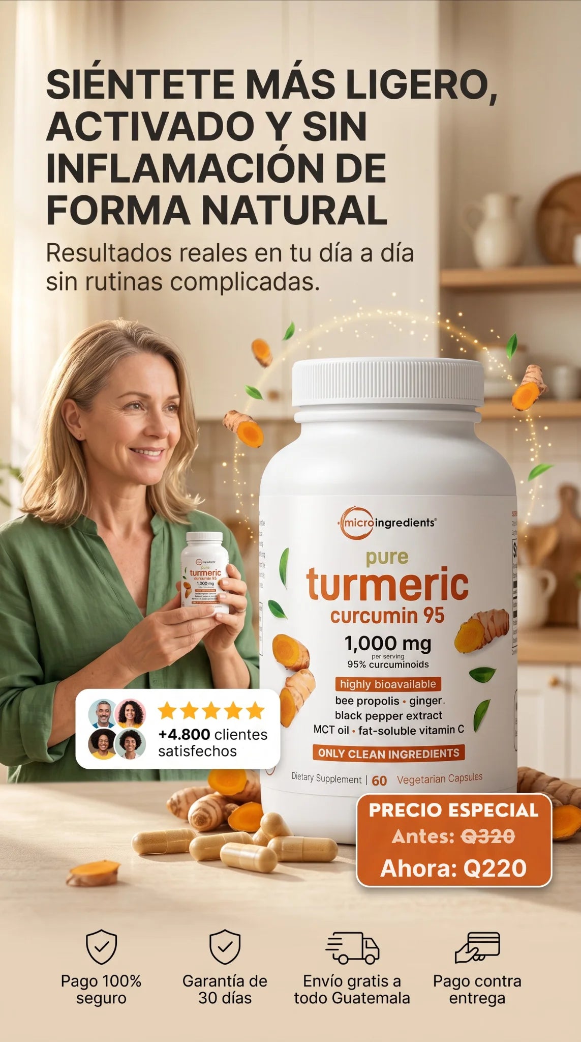 Pure Turmeric Curcumin 95 1,000 mg.
