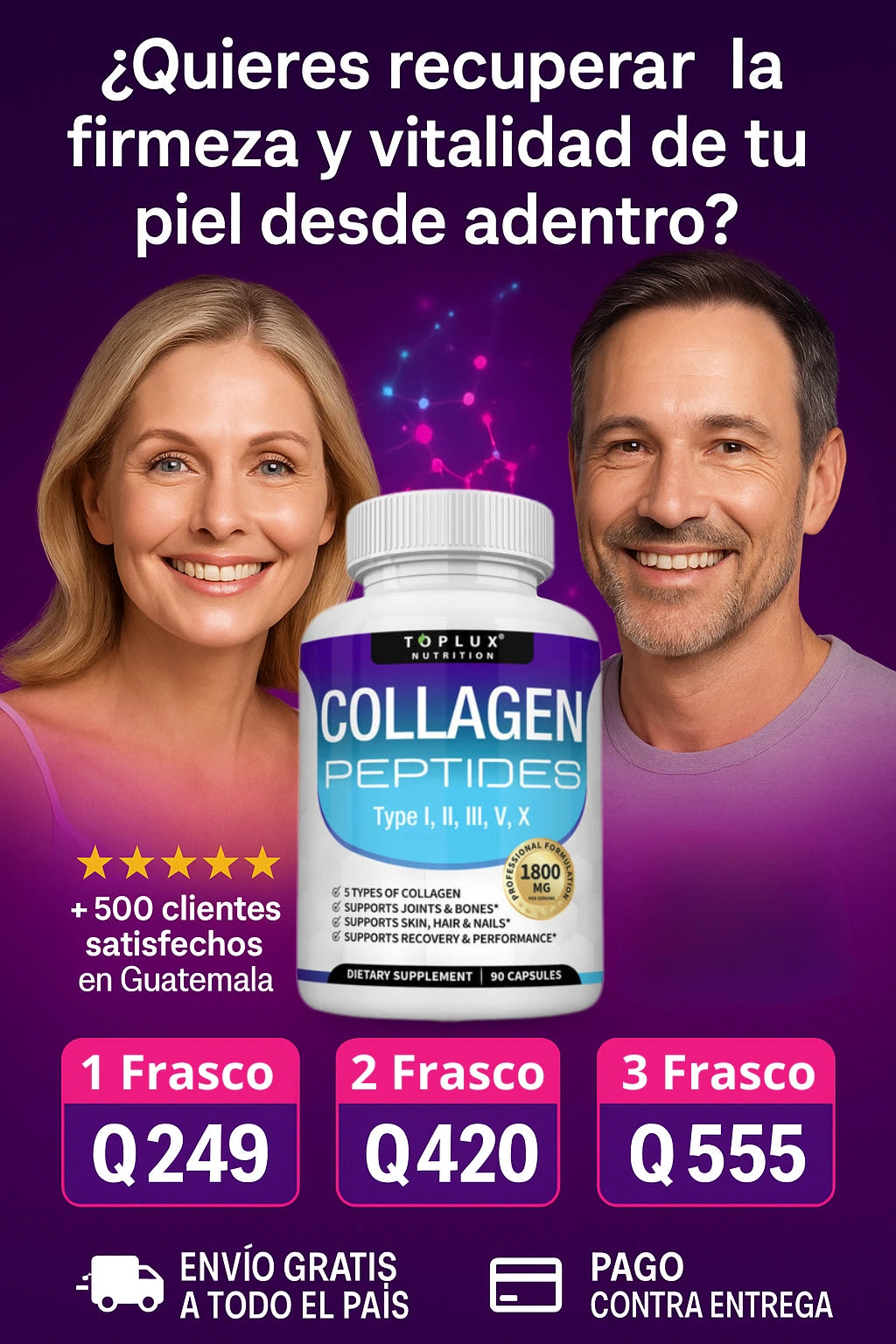 Suplemento Colágeno Peptides Premium